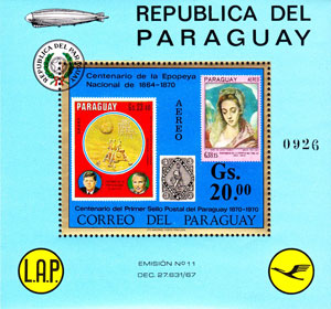 Paraguay 2197=Bl.166