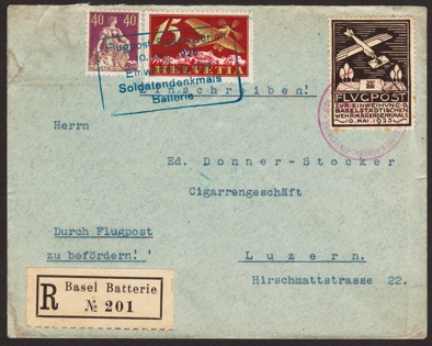 Sonderflug Basel - Zürich 1925