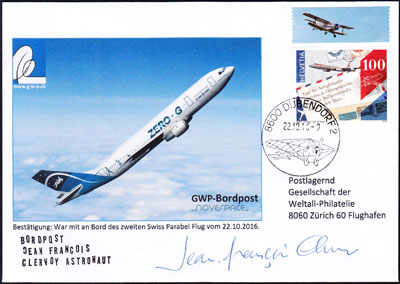 2. Zero G Flug in der Schweiz