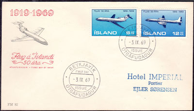 FDC 03.09.1969 Island
