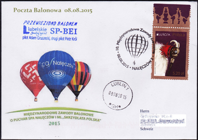 08.08.2015 Ballonpost Polen